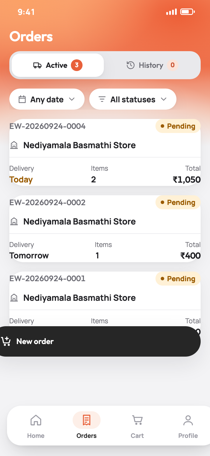 Orders